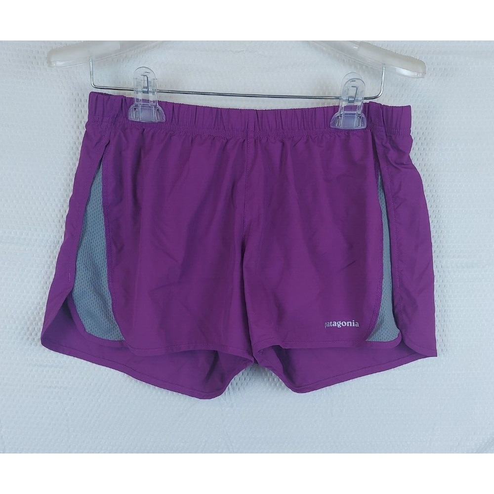 Women's Patagonia Purple Lined Running‎ Shorts Size-Small